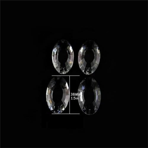 Free Shipping Crystal Curtain Pendant 38mm Crystal Curtain Pendant For DIY Crystal Strand Pendant / Wedding Garland Pendant