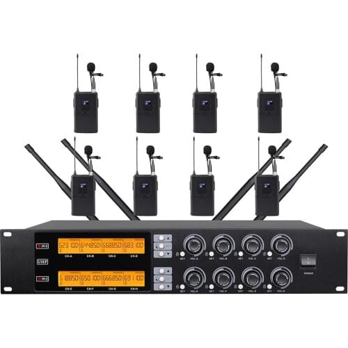 UHF wireless microphone lavalier microphone is used for large and small outdoor activities dedicated stage condenser microphone