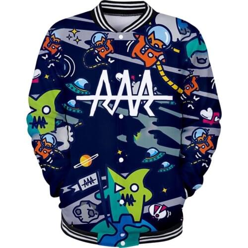 BSLNXNMA Team Rar 3D Casual Long Sleeve Baseball Jacket Women Clothes fashion Kpop Tops