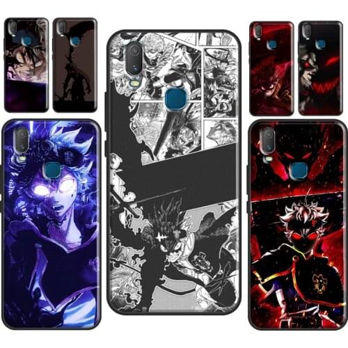 Asta Black Clover Anime Case For Vivo V17 Neo V20 SE Y1S Y12 Y17 Y30 Y50 Y70 S1 Y91C Y20 S Y11 2019 Back Cover
