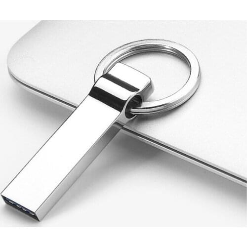 Custom Logo mini metal usb flash drive 64GB 32GB 16GB 8GB 4GB pen drive pendrive waterproof silver u disk memoria cel usb stick