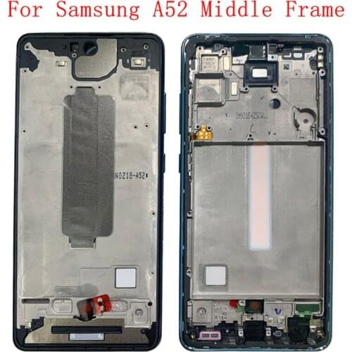 Housing Middle Frame LCD Bezel Plate Panel Chassis For Samsung A52 A525 A526 A72 A725 A726 Phone Metal Middle Frame