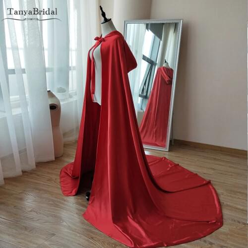 Red Long Cap bridal cape Wedding capelet Vintage wedding cape collar cape Bridal cover up Bridal capelet Wedding DJ116