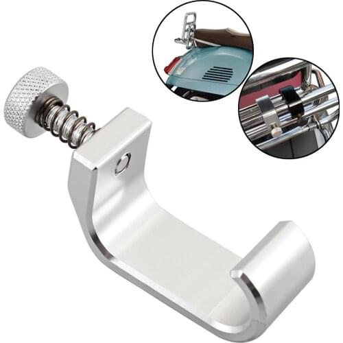 Hook Crotchet For All Vespa Model GTS LX LXV Sprint Primavera 50 125 250 300 GTS Bag Frame Hook Crotchet Grips Free Adjustment