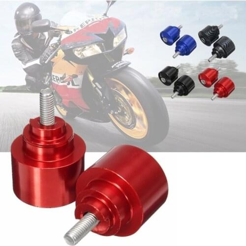 1Pair Hand Grip Handle Bar End Cap Slider Cover Handlebar Aluminum 4Color for Honda CBR600RR CBR1000RR