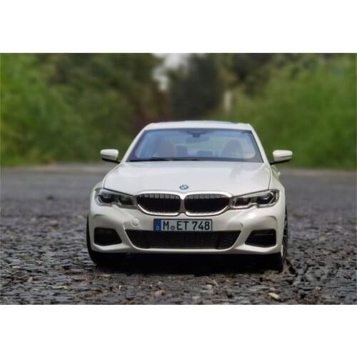 Norev 1/18 For BMW 3 series G20 330i 2019 Metal Diecast Car Model Toys Gifts White/Gray Gift Display Collection Ornaments