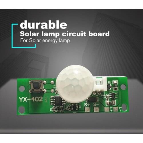 3.7V Solar Lamp Board Control Sensor Night Light module Controller Module Infrared Solar Lamp Board Panel Circuit Board DIY Kit