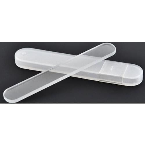 Professional Nano Glass Nail File Transparent Sanding Polishing Grinding Nails Filing Manicure Tool