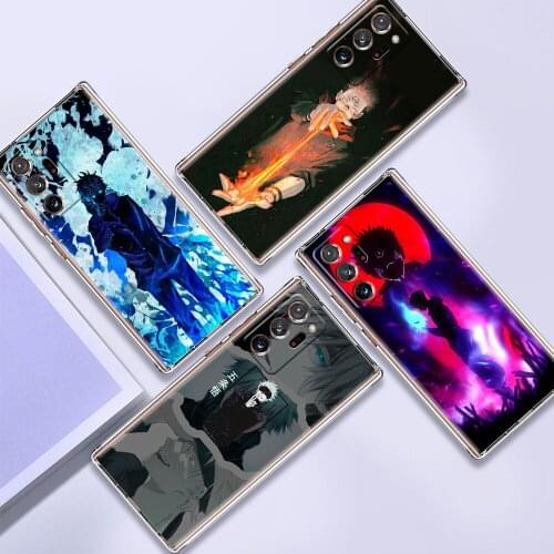 Jujutsu Kaisen Anime Hot Case for Samsung Note 20 Ultra 10 Plus 5G 8 9 Transparent Cover M51 M31 M30 Soft Silicone Couqe Capa