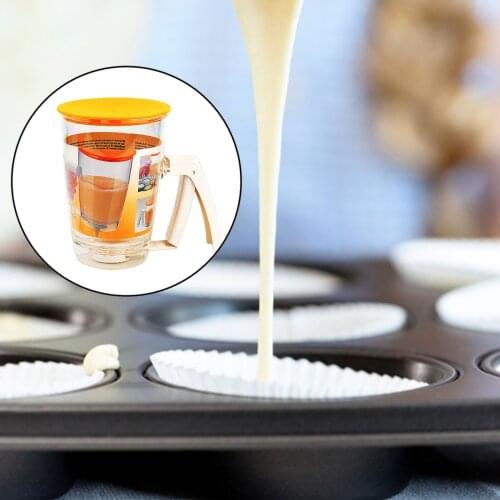 Cream Dough Batter Flour Paste Dispenser Baking Tools For Cupcakes Pancakes Cookie Cake Muffins Funnel Batter Dispenser Calm