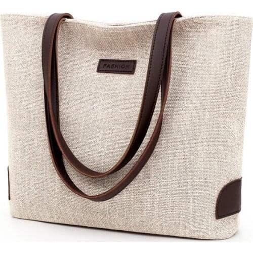 New European and American fashion Tote womens bag Korean version of simple handbag one-shoulder leisure large capacity bag