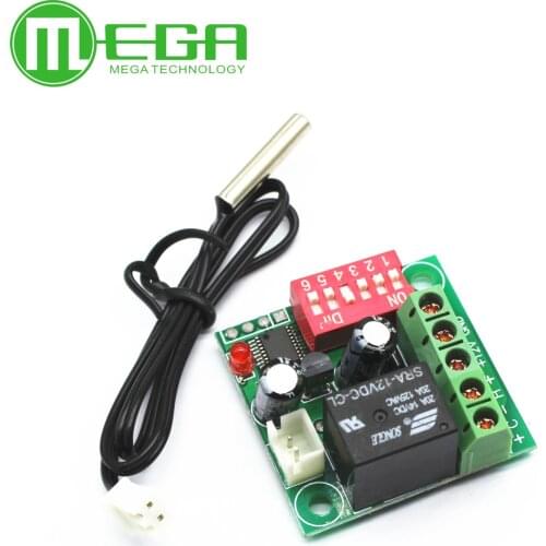 XH-W1701 Temperature Digital Control Switch Thermostat Adjustable Thermostat 12V Cooling Controller W1701