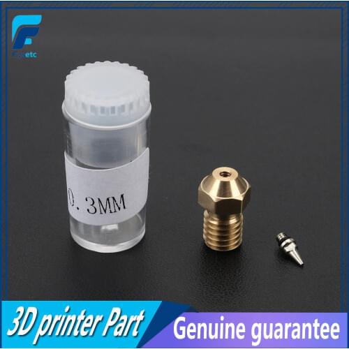3D Printer Parts Nozzle Airbrush Nozzle Adapter Set Airbrush Nozzle Adapter With 0.3mm Nozzles For V6 Hotend 1.75mm Filament