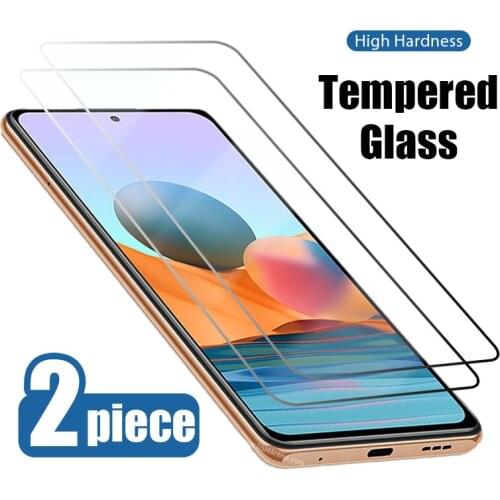 2 Pieces Screen Protector for Redmi Note 10 Pro Note10 Pro Tempered Glass Screen Protector for Xiaomi Redmi Note 10 9 9S 9T 8 8T