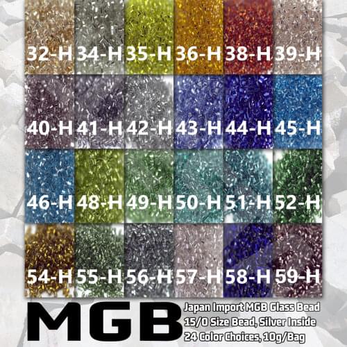 BLUESTAR MGB Hole Bead Solid Color Vintage Glass Seed Spacer Japan Import DIY Beads For Kids Jewelry Making BeadWork 15/0