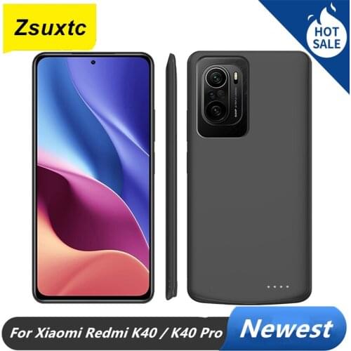 For Xiaomi Redmi K40 Battery Case K40 Pro 6800 Mah Smart Charger Bank Power Case For Xiaomi Redmi K40 Pro Battery Case