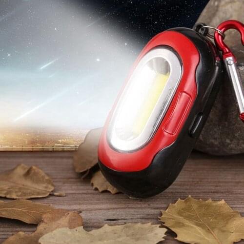 Cob Keychain Light Personality KT-C Safety Alarm Lamp Camping Outdoor Work Light Car Trunk Light led work light