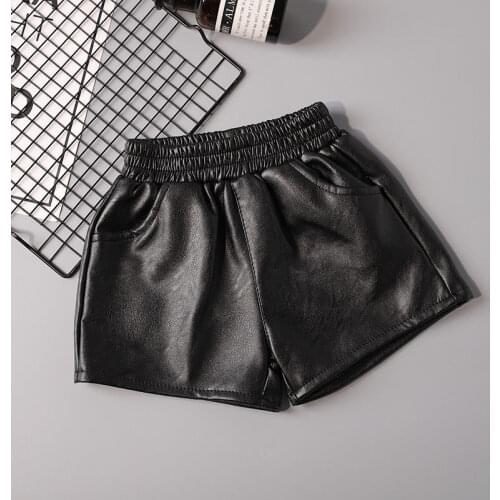2021 new girl baby children kids PU shorts Good quality comfortable clothes