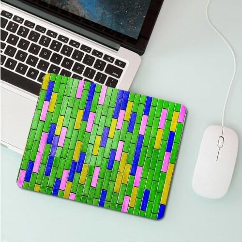 Mouse Pad Colorful Stripe Wood Grain Accessories Gamer Keyboard Mat PC Gamer Cabinet Mousepad Pad Table Gaming Computer Mausepad