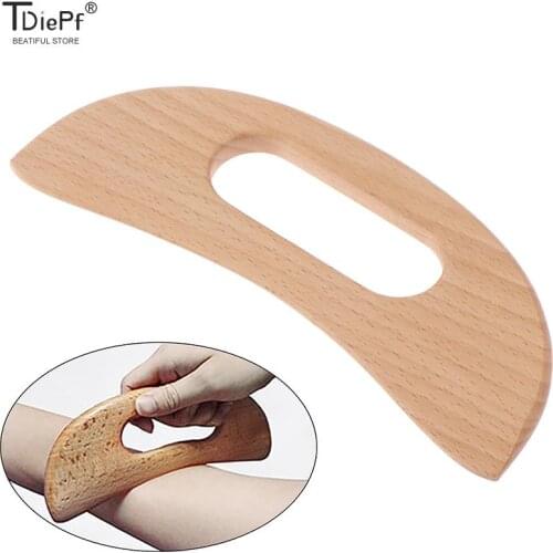 1pc Scraping Board Massage Tool Slimming Guasha Massage Board Gua Sha Scraper Body Massager Scraper Therapy Wooden Gua Sha Tool
