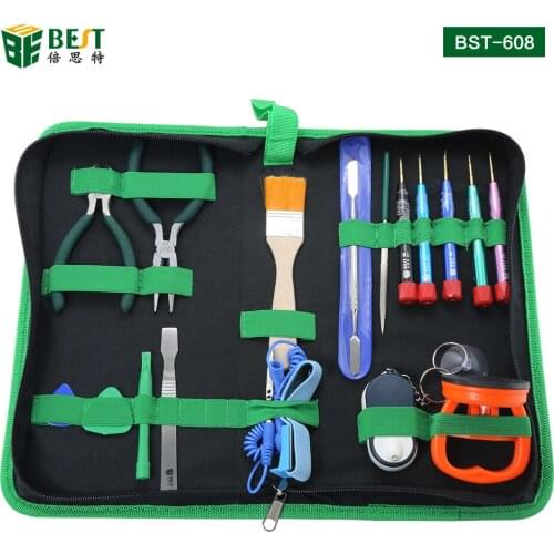 BEST-608 Screwdriver Set Precsion Multi-purpose repair tool kit Open screen pliers for mobile phone laptop computer Screwdriver