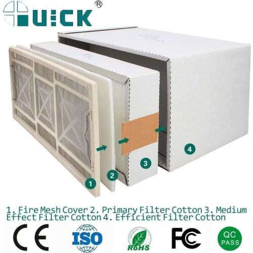 Original Quick 6601 6602 6301 Medium Effect Smoke Purifier Initial Effect Filter Cotton High Efficiency Smoking Instrument