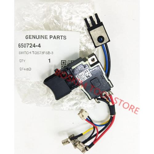 Switch for Makita 6507244 6506824 DHP458 DHP448 DDF458 DDF448 BHP458 BHP448 BDF458 BDF448 650724-4 650682-4
