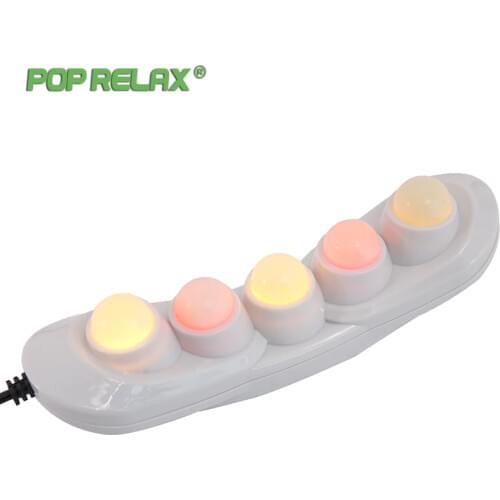 Pop Relax 5 Ball Jade Prostate Massage Device Far Infrared Thermal Heating Therapy Body Relax Pain Relief Heater Jade Massager