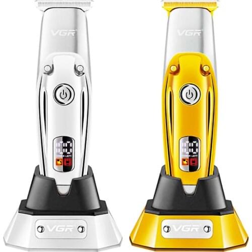 Professional men LED hair trimmer electric hair clipper beard trimmer hair cutting machine with 1200mAh lithium battery