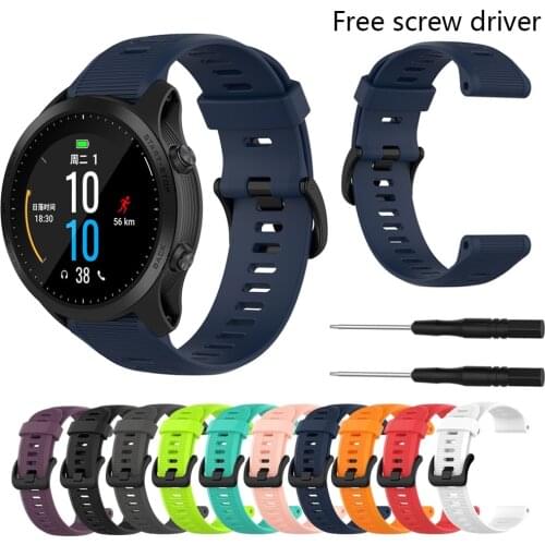 22mm Watch Strap Bands For Garmin Fenix 5 Plus 6 6X Pro Smart Watch Strap For Forerunner 945 935 Quick Release Silicone Bracelet