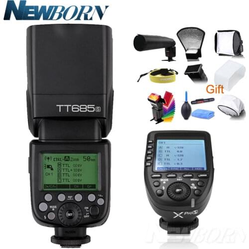 Godox TTL TT685S Camera Flash 2.4G wireless HSS 1/8000s GN60+Xpro-S Transmitter Kit For Sony a77II, a7RII, a7R, a58, a99,etc