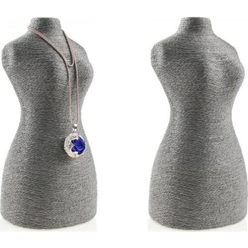 High Quality Woman Rope Mannequin Necklaces Bust Stand Bust Jewellery Display Stand Jewelery Holder Packaging WholesalePrice