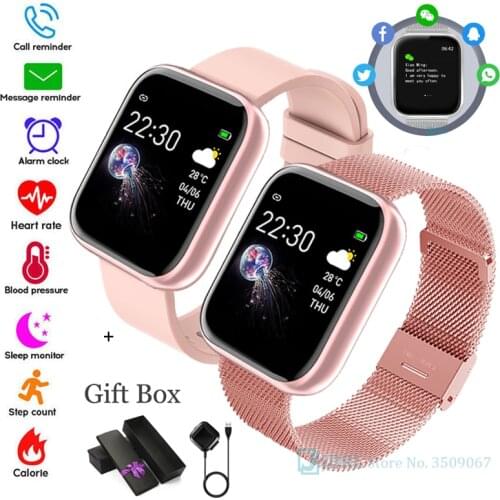 Ladies Smart Watch 2021 Women Men Smartwatch Fitness Tracker Wrist Watch For Android IOS Electronics Clock Bracelet Smart-Watch