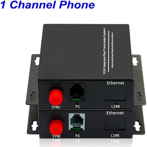 1 Pair 1 Channel - PCM Voice Tel Over Fiber Optic Multiplexer Extenders,FC Optical Port,Support Caller ID and Fax Function