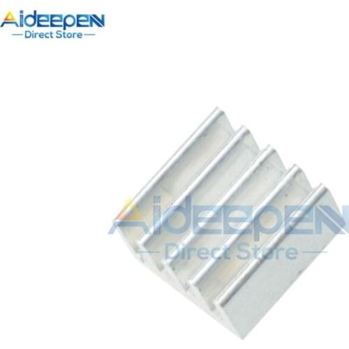 20Pcs/Set New 8.8*8.8*5mm Heatsink Fans Pure Aluminum Heat Sink Aluminum Heat Sink Cooling Cooler For Raspberry Pi 3 2 Cooling