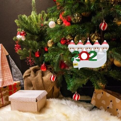 2020 Christmas New Year Family Decoration Gift Product Personalized Hanging Ornament Decor Birthdays Party Pendant