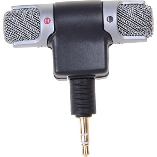 3.5mm for ECM-DS70P Electret Condensers Wireless Stereo Microphone For PC MD Cameras Mini Microphone