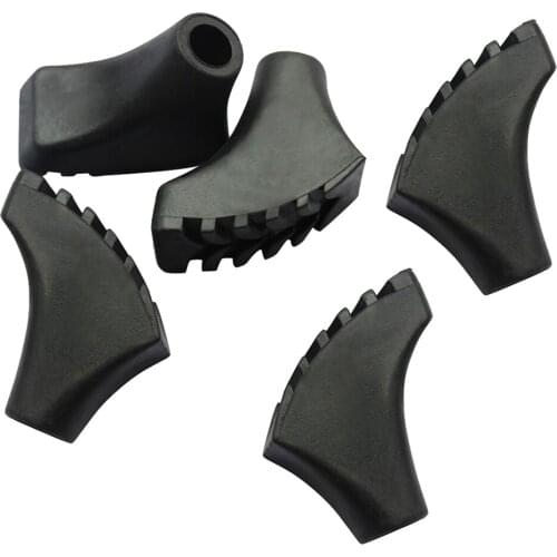 5pcs Trekking Poles Tips Replacement Fits Most Hiking Poles Shock-Absorbing