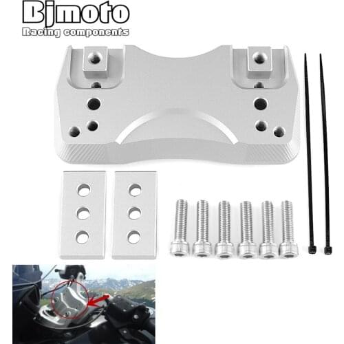 Motorcycle Aluminum Alloy Handlebar Risers Height up Adapters For BMW K1200GT 2005-2008 K1300GT 2009-2012