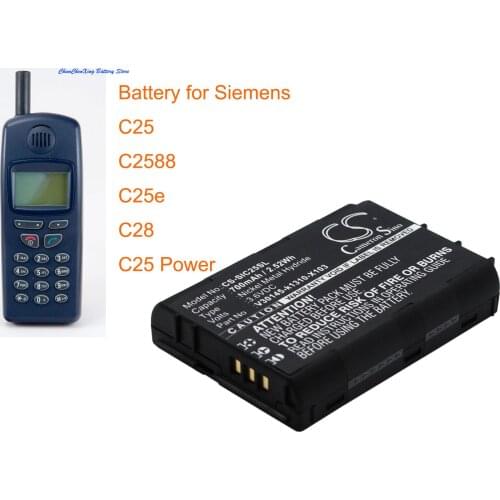 Cameron Sino Battery V30145-k1310-X103 for Siemens C25, C25 Power, C2588, C25e, C28
