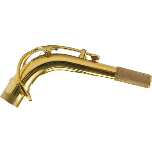 Alto saxophone curved neck brass material gold E flat (or F) to midrange Musical instrument accessories