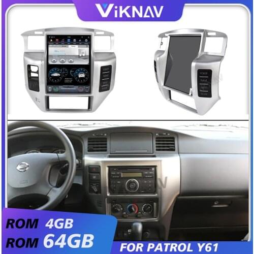 Car radio for nissan y61 2011 2012 2013 2014 2015 2016 2017 2018 2019 2020 android tape recorder video player autoradio