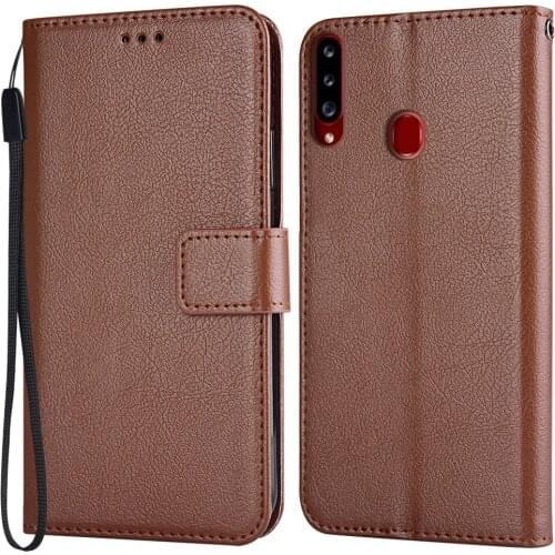 A20S Case Luxury Flip Leather Case on For Samsung Galaxy A20s A207F 6.5'' Cover on For Samsung A20S A 20S Back Case Etui