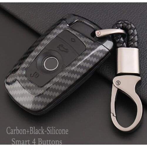For BMW 520 525 f30 f10 F18 118i 320i 1 3 4 5 6 7 Series E87 E90 E91 E92 E36 Silicone+ABS Car Remote Key Fob Shell Cover Case
