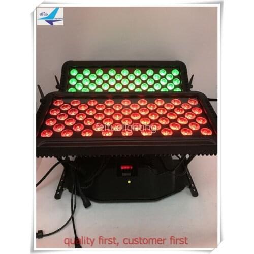E-4pcs+case Hight power 120x18w 6in1 outdoor LED wall washer lights rgbwa uv IP65