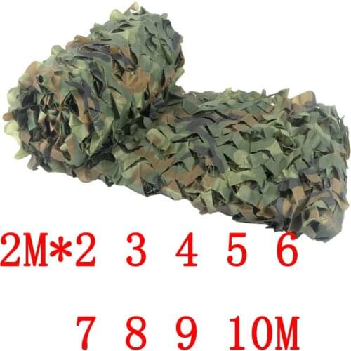 Camouflage Net 2*2 3 4 5 6 7 8 9 10 M Camo Netting Blinds Great for Sunshade Camping Shooting Hunting Bulk Roll Decoration Party