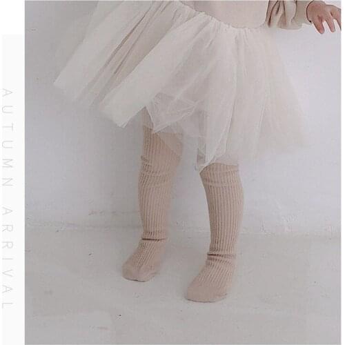 Girls pantyhose spring and autumn girl socks stretch skin-friendly child pantyhose comfortable elastic bottom newborn pantyhose