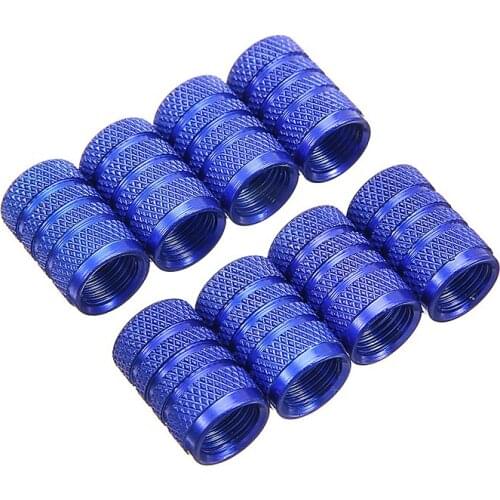 8pcs Universal Aluminum Car Wheel Air Valve Caps Auto Motorcycle Airtight Tyre Tire Valve Cap Cover Tire Accessories