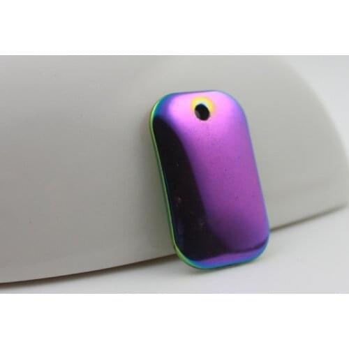 Hot sale fashion rainbow hematite column pendant accessories diy accessories HP1085