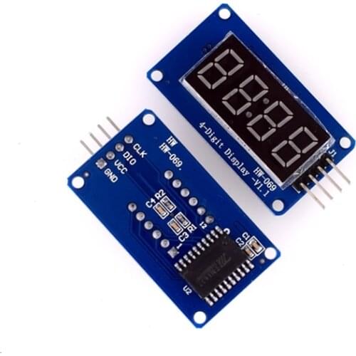 TM1637 LED Display Module 7 Segment 4 Bits 0.36 Inch Clock RED Anode Digital Tube Four Serial Driver Board Pack